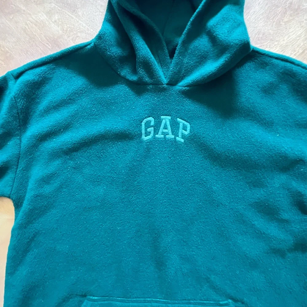 GAP Logo Green Fleece Pullover Sweatshirt – XXL